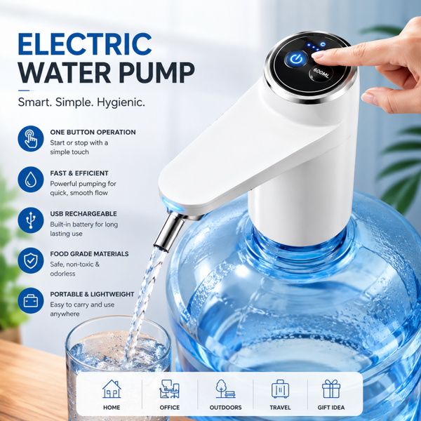Portable USB Rechargeable Water Dispenser Pump