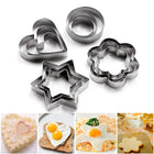 12 piece stainless steel cookie cutter set