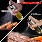 2 in 1 glass oil spray bottle 200ml