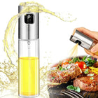2-in-1 Glass Oil Spray Bottle - Refillable Mister & Pour Dispenser (200ml)