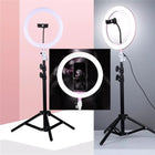 10-Inch LED Ring Light with Adjustable Tripod Stand & Phone Holder