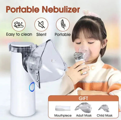 Portable Mesh Nebulizer Machine - USB Rechargeable Silent Inhaler