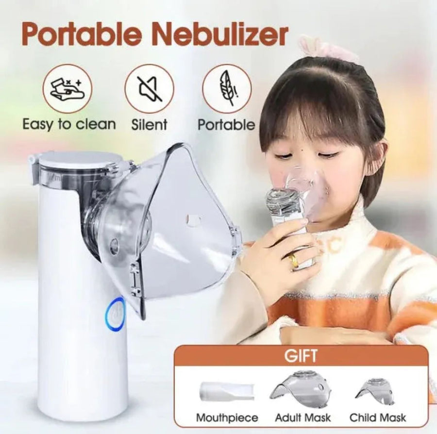 Portable mesh nebulizer machine with masks
