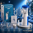 Portable Mesh Nebulizer Machine - USB Rechargeable Silent Inhaler