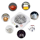 1000W Electric Single Burner Hot Plate - Portable Cooking Stove
