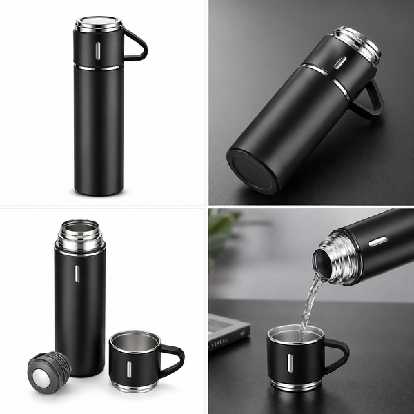 Stainless steel 500ml thermos vacuum flask bottle