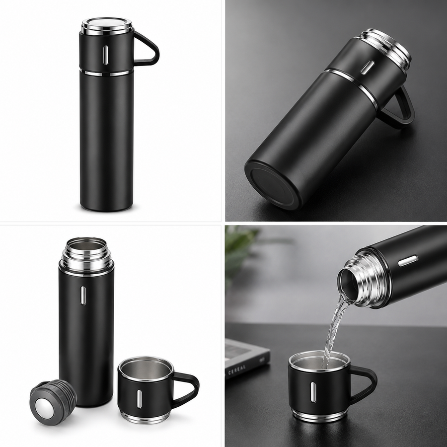 Stainless steel 500ml thermos vacuum flask bottle