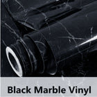 Black Marble Self-Adhesive Sheet - Heat & Oil Resistant Kitchen Sticker