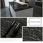 Black Marble Self-Adhesive Sheet - Heat & Oil Resistant Kitchen Sticker