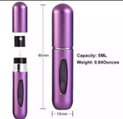 Mini Refillable Perfume Atomizer - Portable Travel Spray Bottle (5ml) (Pack of 2)