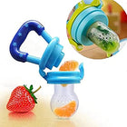 Baby Silicone Fruit Feeder Pacifier - Safe Food Feeding Teether (Pack of 2)