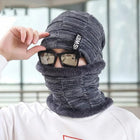 2-in-1 Winter Beanie Cap with Neck Warmer - Fleece Lined Unisex Hat