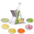 Manual Vegetable Chopper - Mandoline Slicer, Julienne & Dicer Set