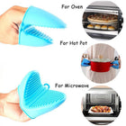 2-Piece Silicone Oven Mitts & Pot Holders - Heat Resistant Mini Mittens
