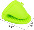 2-Piece Silicone Oven Mitts & Pot Holders - Heat Resistant Mini Mittens