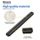 Powerful Magnetic Knife Holder - Black Wall-Mounted Kitchen Tool