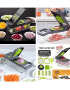 Stainless Steel Vegetable Cutter - Multi-Purpose Kitchen Slicer