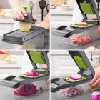 Stainless Steel Vegetable Cutter - Multi-Purpose Kitchen Slicer