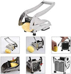Stainless steel french fry cutter vegetable slicer