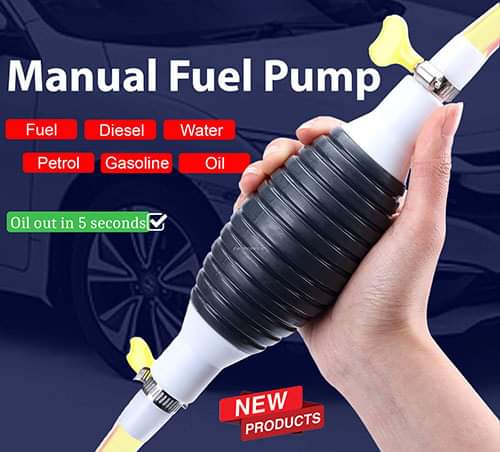Universal fuel pump hand siphon pipe car motorcycle