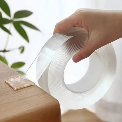 Silicone Double-Sided Nano Tape - Reusable Adhesive Strip