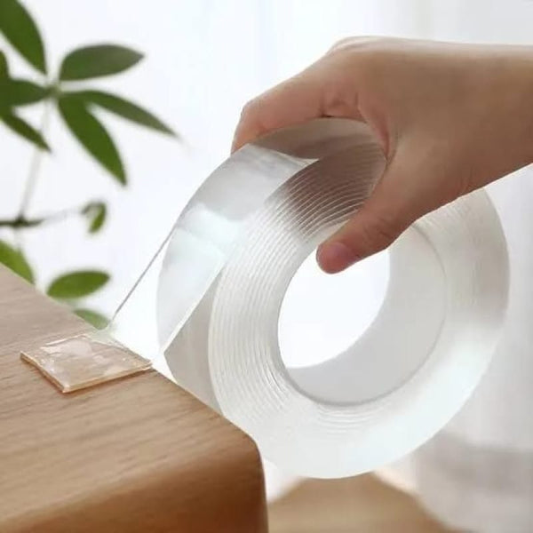 Silicone Double-Sided Nano Tape - Reusable Adhesive Strip