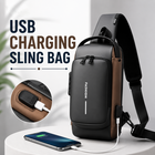 Anti-Theft Waterproof Sling Bag with Password Lock