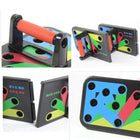 Push-up board fitness stand detail