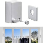 Retractable clothesline extended