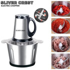 Electric Meat Grinder Chopper - Stainless Steel 2L
