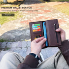 Balisi Style Classic Long Wallet - Spacious Mobile & Cardholder