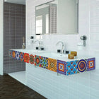 Vintage Self-Stick Tile Sticker applied on wall