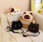Kids Special Plush Cat Character Very Spacious Bag