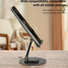 Metal Mobile Holder Stand - 360° Rotatable Adjustable Foldable Phone & Tablet Stand